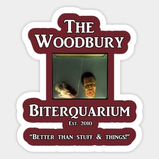 The Woodbury Biterquarium Sticker